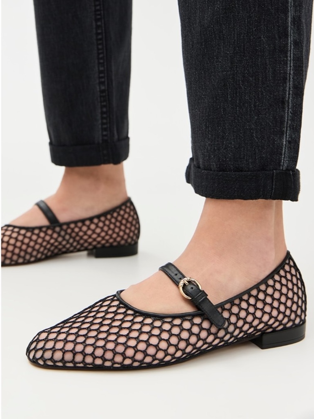Ulla Johnson Isobel Mesh Ballet Flats